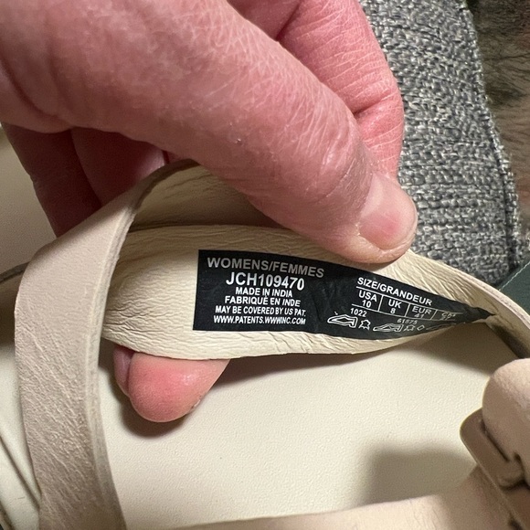 Women's Chaco Townes Leather Sandals Angora (Cream) Size 10  NEW - Picture 5 of 5